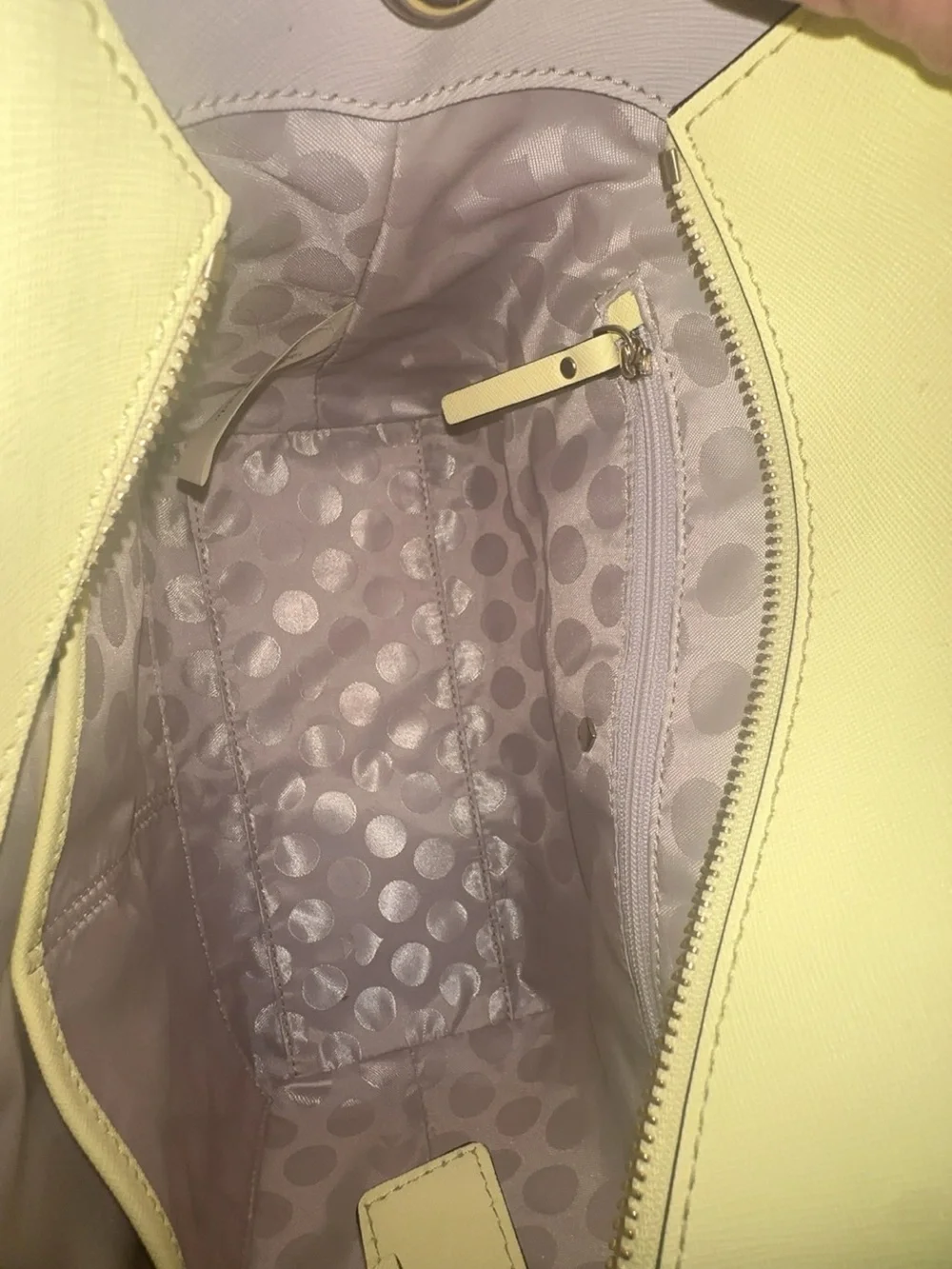 Kate Spade New York Lemonade & Linen Leather Satchel
